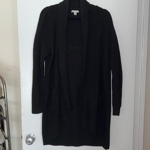 Black cardigan